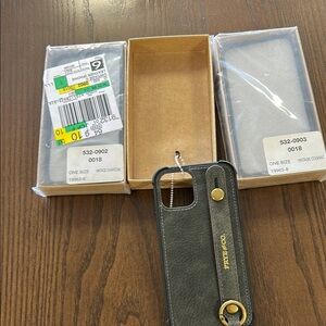 Black Fabric Phone Case with Camera Cutout